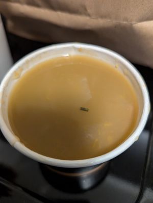 Lentil Soup at V's Caribbean in Toronto