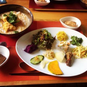 Vegan pho at Dechibica in Yomitan