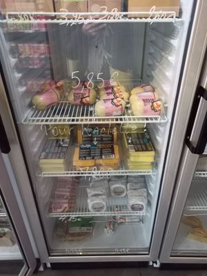 Cheese for raclette at Vegasme in Brussels