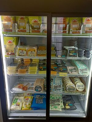 So many cheeses at Vegasme in Brussels