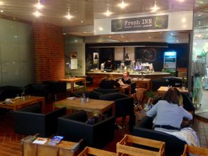 Entrance from within the Shopping Mall 'Holm-Passage' at Fresh INN - Holm in Flensburg