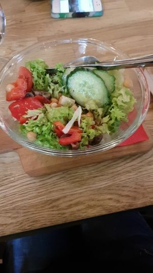 The veggie salad I ordered. at Fresh INN - Holm in Flensburg