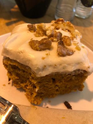 Carrotcake, vegan at Fresh INN - Holm in Flensburg