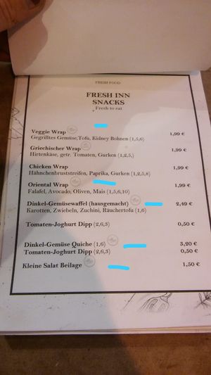 Affordable snacks :) at Fresh INN - Holm in Flensburg