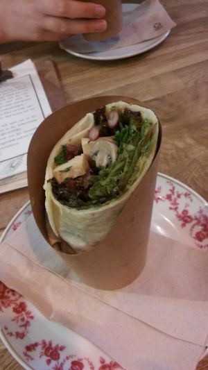 Deliscious Vegan Wrap at Fresh INN - Holm in Flensburg