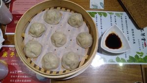 Soup dumplings at Huan Hua - Spirit Vegetarian Cottage in Kaohsiung