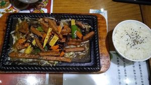 Fried mock meat at Huan Hua - Spirit Vegetarian Cottage in Kaohsiung