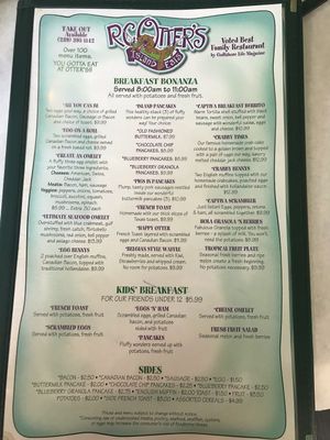 Breakfast at RC Otters in Captiva