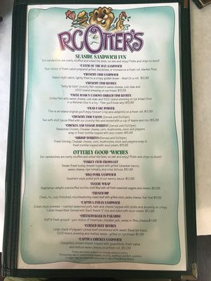 Sandwiches at RC Otters in Captiva