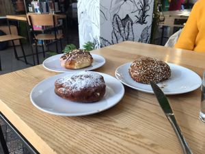 doughtnut at Fat Thursday at Wegarnik in Zielona Gora