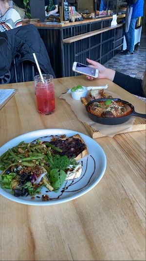 dish of the day and Klopsiki ('meatballs') at Wegarnik in Zielona Gora