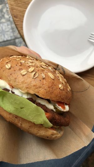 Mexican burger at Wegarnik in Zielona Gora