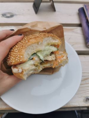 burger ''Koreańczyk'' at Wegarnik in Zielona Gora