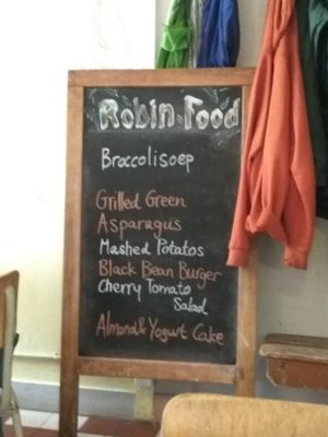 Vegan Menu at Robin Food in Amsterdam