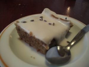 almond & yogurt cake (Vegan) at Robin Food in Amsterdam