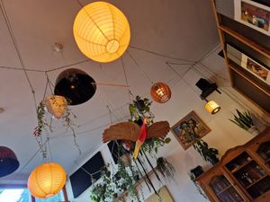 Some if the decor of the place. at Robin Food in Amsterdam