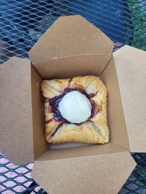 Mixed berry cream cheese danish at The Lunch Room Bakery & Cafe in Ann Arbor
