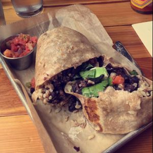 Burrito w/ tofu at The Lunch Room Bakery & Cafe in Ann Arbor