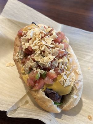Chili cheese dog was a little bland, but the flavors there mingle well!  at The Lunch Room Bakery & Cafe in Ann Arbor