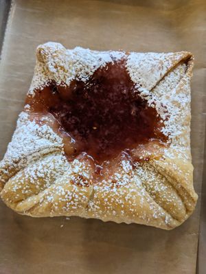 Raspberry lemon Danish at The Lunch Room Bakery & Cafe in Ann Arbor