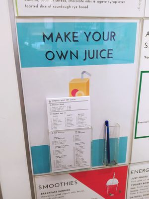 T at PURE Juice Bar in Athens