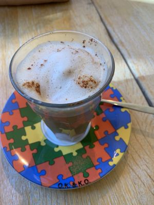 Chai latte at Bagels & Beans in Zoetermeer