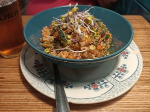 Tabulé de quinoa at La Camelia Vegan Bar in Bilbao