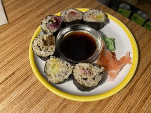   at La Camelia Vegan Bar in Bilbao