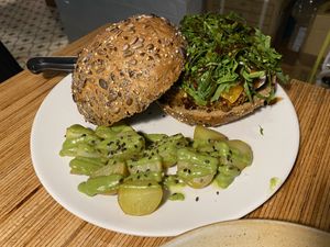   at La Camelia Vegan Bar in Bilbao