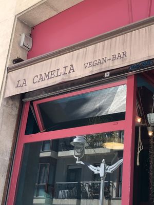   at La Camelia Vegan Bar in Bilbao