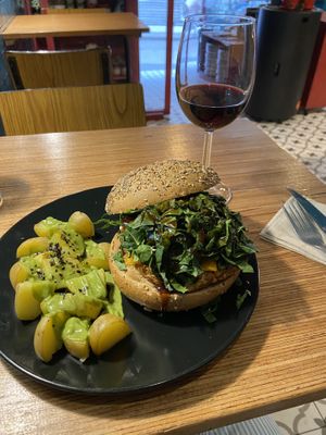   at La Camelia Vegan Bar in Bilbao