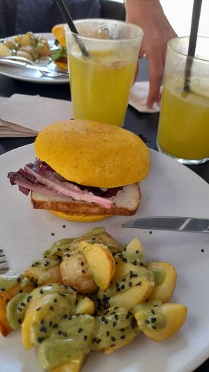 Smoked tofu at La Camelia Vegan Bar in Bilbao