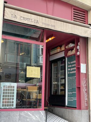   at La Camelia Vegan Bar in Bilbao