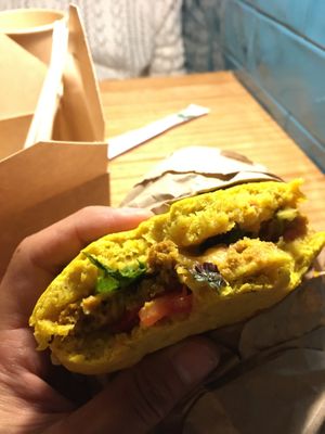   at La Camelia Vegan Bar in Bilbao