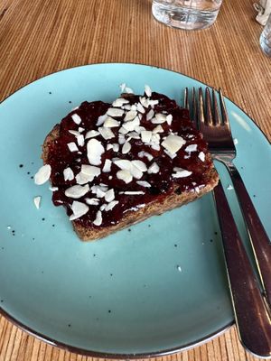 Carrot cake  at La Camelia Vegan Bar in Bilbao