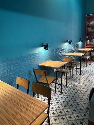 Inside  at La Camelia Vegan Bar in Bilbao