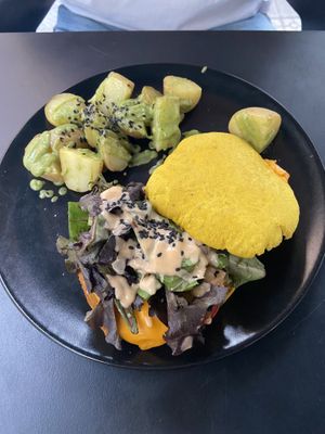   at La Camelia Vegan Bar in Bilbao