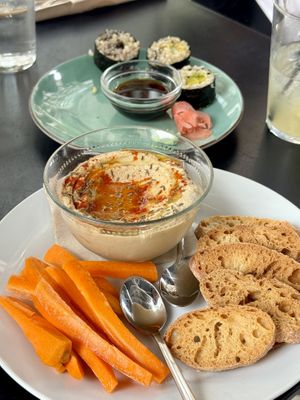 Hummus   at La Camelia Vegan Bar in Bilbao