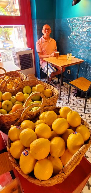 The lemonade was sublime 😍 at La Camelia Vegan Bar in Bilbao