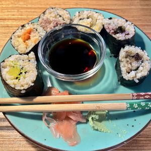 Makis  at La Camelia Vegan Bar in Bilbao