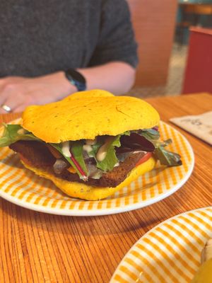 Seitan Pita at La Camelia Vegan Bar in Bilbao