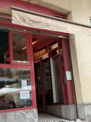   at La Camelia Vegan Bar in Bilbao