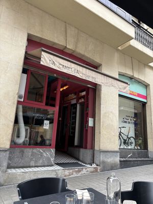   at La Camelia Vegan Bar in Bilbao