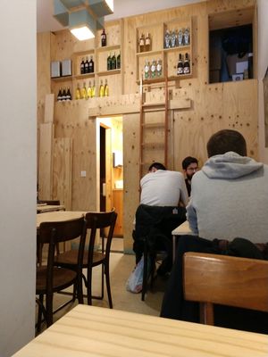 Small and cozy! Loved it at La Camelia Vegan Bar in Bilbao