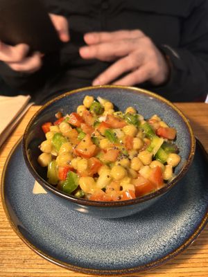 Empredra de garbanzo  at La Camelia Vegan Bar in Bilbao