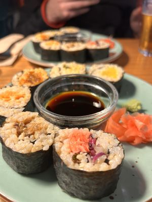 Makis  at La Camelia Vegan Bar in Bilbao