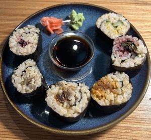 Makis  at La Camelia Vegan Bar in Bilbao