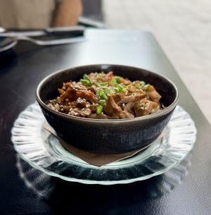 Donburi  at La Camelia Vegan Bar in Bilbao