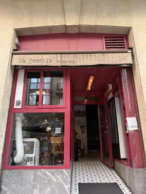   at La Camelia Vegan Bar in Bilbao