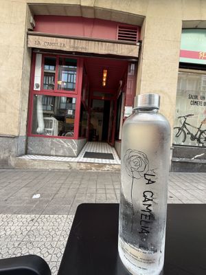   at La Camelia Vegan Bar in Bilbao